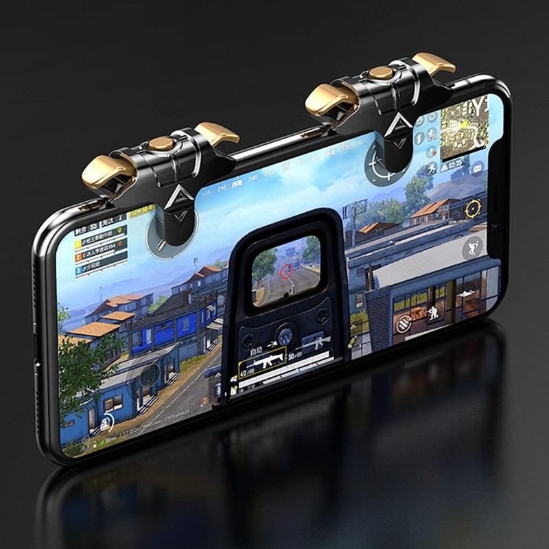 VOANZO 1Pair Phone Joystick Grip Trigger Pubg Joystick for Smartphone