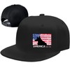 American Flag Hat Flat Bill Hats for Men Snapback Hats