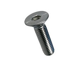 M8-1.25 x 100mm Flat Head Socket Screw A4 (316) Stainless | Class A4 (316) | DIN 7991 (Quantity: 50) Diameter: 8, Length: 100, Material: A4 (316) Stainless Steel