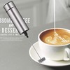 Milk Frother Handheld Battery Operated, Coffee Frother for Milk Foaming,