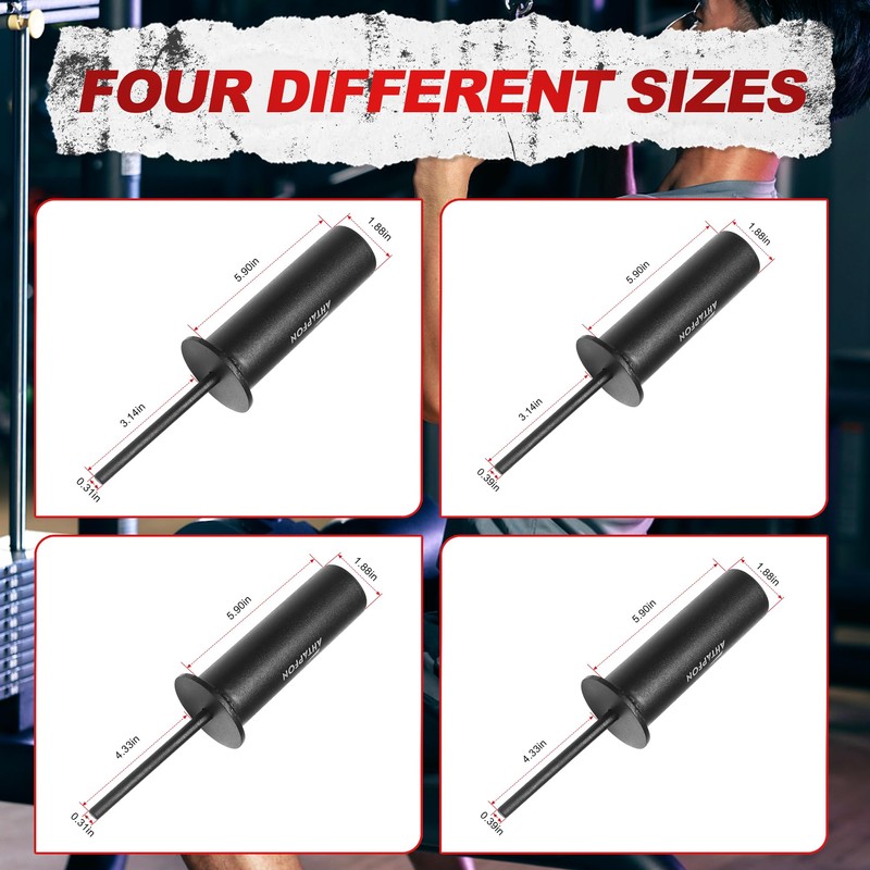AHTAPFON Weight Stack Pin Dia 8mm Length 80mm Long Weight