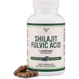 Himalayan Pure Shilajit 1000mg 120 Caps Naturally Occurring Fulvic Acid