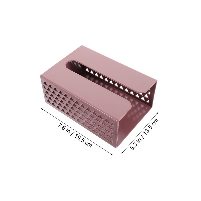 Alipis Compact Wall-Mounted Paper Holder Tissue Box Napkin Container Hides