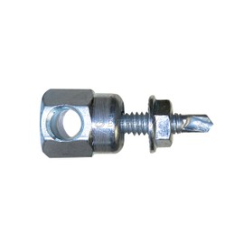 Sammys 8055957-25 Horizontal Rod Anchor Super Screw with 3/8 in. Threaded Rod Fitting, 1/4-20 x 1'' Screw, for Steel (Pkg.=25)