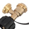 motor_glide2024 Propane Tank Gauge Brass Adapter w/Gas Pressure Level Meter