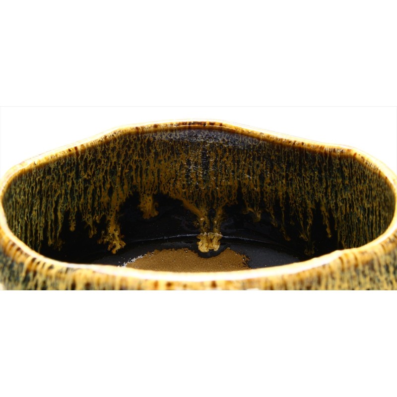 Mino Ware Small Matcha Bowl, Onitenmei