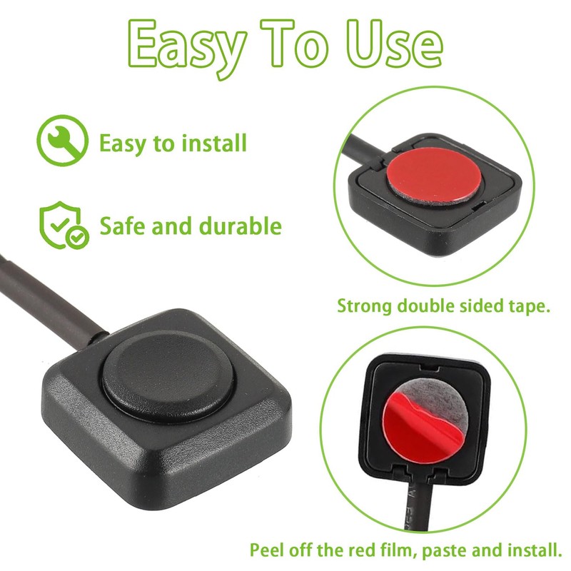 EPLZON 3 Pieces Piece Momentary Momentary Push Button On/Off Switch