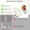 3 IN 1 Lymphatic Drainage Massager Contour Face Cupping Red-light