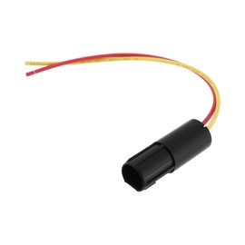 YINETTECH 2 pin Car Fog light Contact Wire Harness Connector 2615500Q03 Waterproof Connector Plug for Aautomotive Appliances Compatible with Nissan