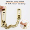 WCHOSOZH Stainless Steel Door Chain Lock, Security Door Latch Lock