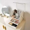국산 뚜껑있는 화장품 정리함 화장대 메이크업박스 Domestic Makeup Organizer with