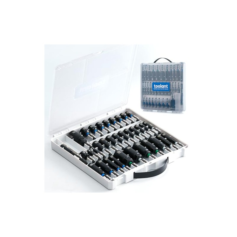 toolant 34 Piece Magnetic Nut Driver Set, Impact Driver Bit