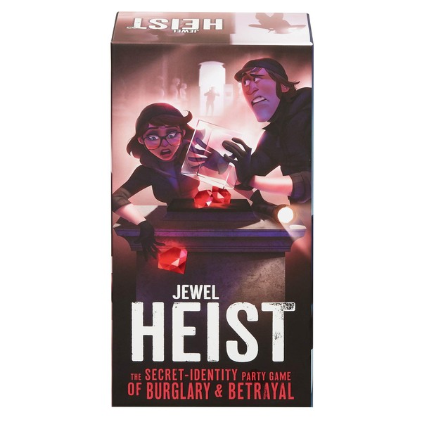 Mattel Games Jewel Heist Team Strategy Game, Mystery Role-Play Social Deduction Game with Game Board, Vault and Jewels, for Adults, Family and Kids 13 Years Old and