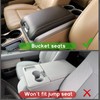 ramuel Compatible with Center Console Armrest Cover Pad PU Leather