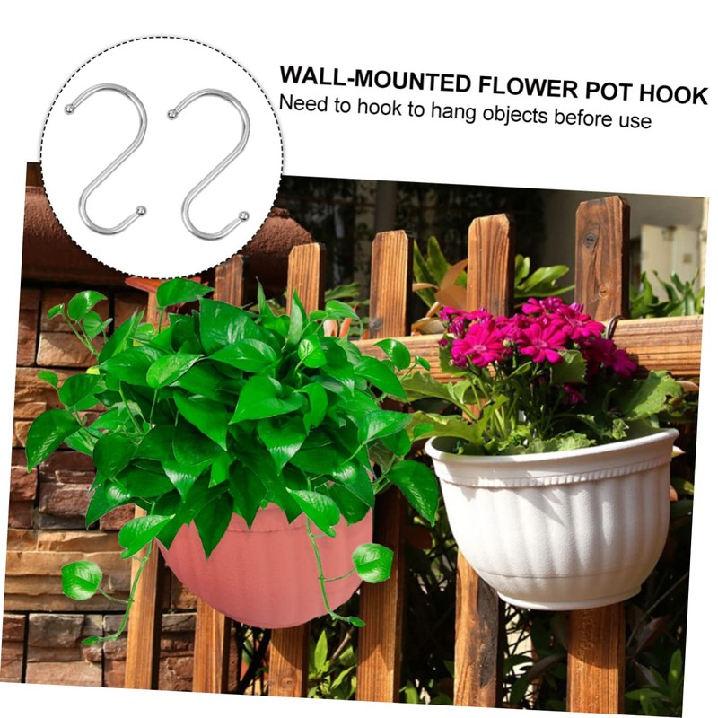 BESPORTBLE Semi-Circular Flower Pot Wall Hanging Imitation Leather Planter Home