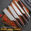 Multi-Purpose High Quality Kitchen Knives Set Stainless Steel Santoku Chef