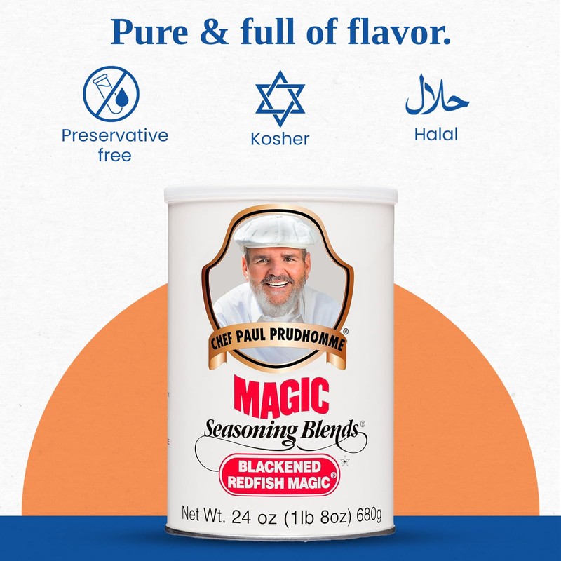 Chef Paul Blackened Redfish Magic Seasoning Blends | Cajun-Style Spices