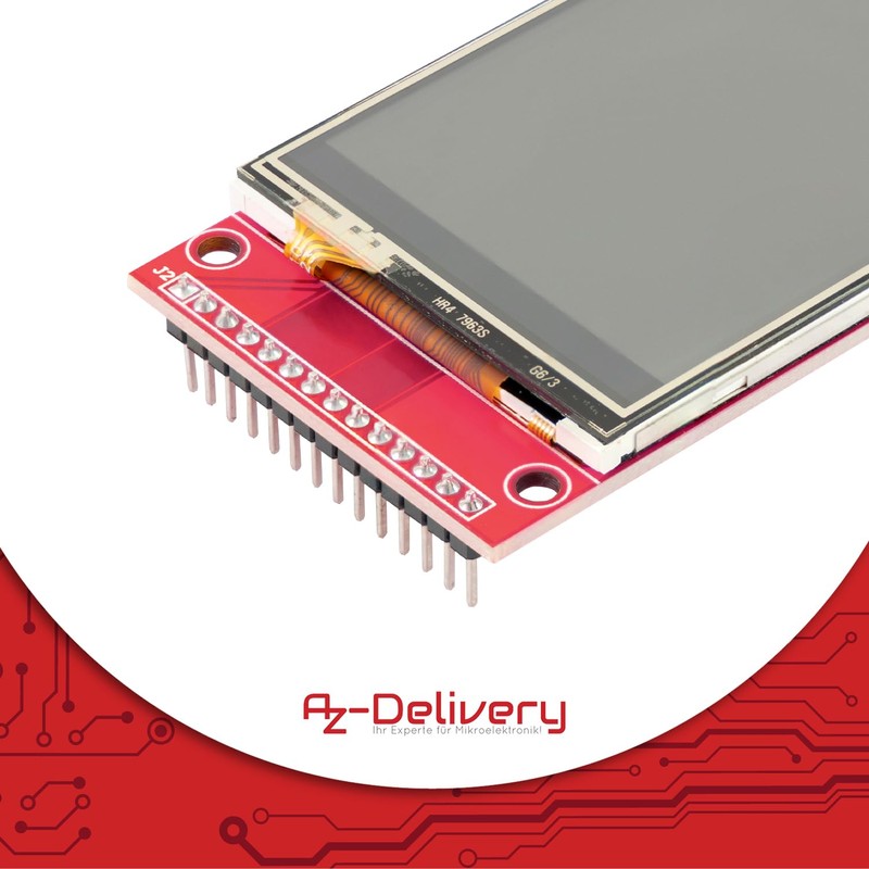AZDelivery 1 x 2.4 Inch LCD TFT Touch Display -
