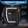 mayello DRL LED Fog Lights For Dodge Ram 1500 Accessories