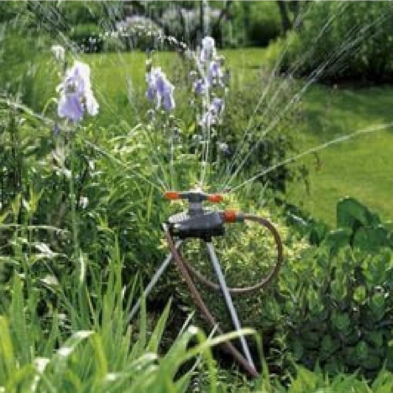 Gardena 2060-20 Samba Rotating Sprinkler Dark Gray x Orange
