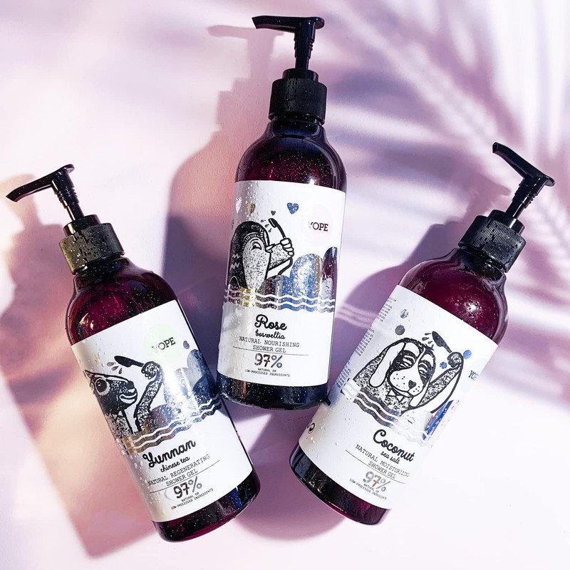 YOPE Natural Shower Gel Rose & Boswellia 400 m