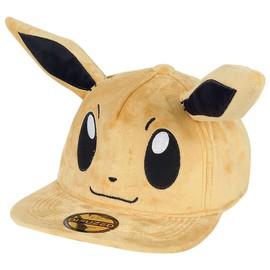 Difuzed Unisex Pokémon - Eevee Plush Snapback Accessories, Brown