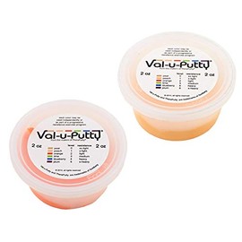 Val-u-Putty Exercise Putty - Peach, Orange - 2 oz Each - Bundle