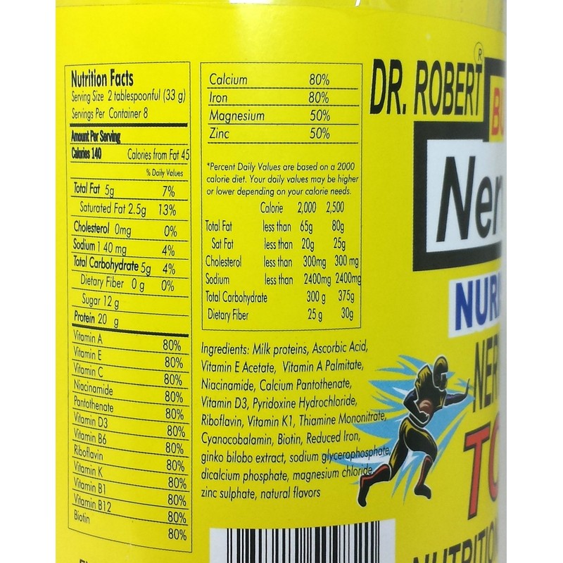 Dr Robert Nervogen (Nerve & Brain Tonic) Nutritional Supplement -