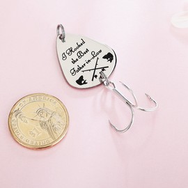 ELOI Father in Law Gift I Hooked The Best Father in-Law Fishing Lure Wedding Christmas Fathers Day Fisherman Gift