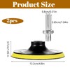 Classicseali 2PCS Drill Sander Attachment, 5 Inch Drill Sanding Attachment,