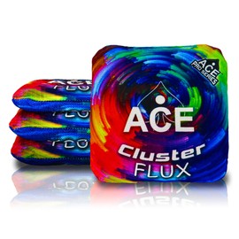 CornholeAce Cluster Flux - Rainbow (Set of 4 Bags) - ACE Pro Stamped