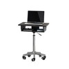 Techni Mobili Rolling Laptop Stand with Extendable Panels, Adjustable Height