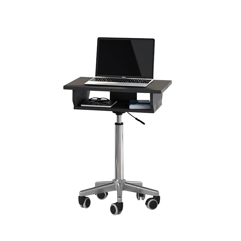 Techni Mobili Rolling Laptop Stand with Extendable Panels, Adjustable Height