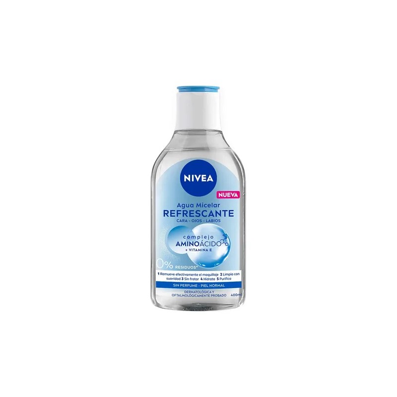 Agua Micelar Nivea Piel Normal Complejo Aminoácido 400 Ml