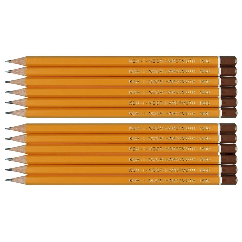 KOH-I-NOOR 1500 B Graphite Pencil (Pack of 12)