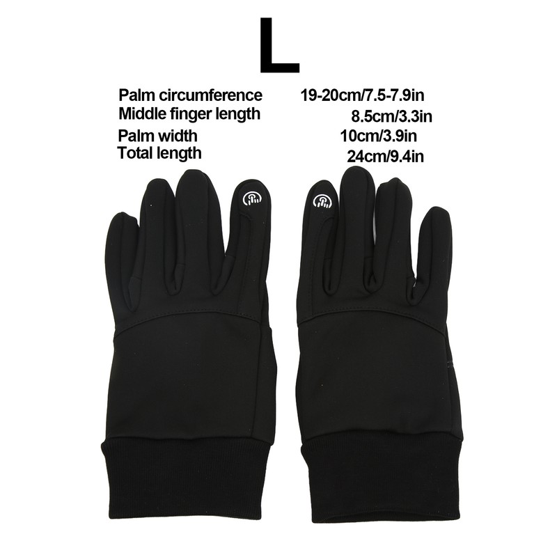 Winter Outdoor Touch Screen All Finger Gloves Antislip Windproof Fleece