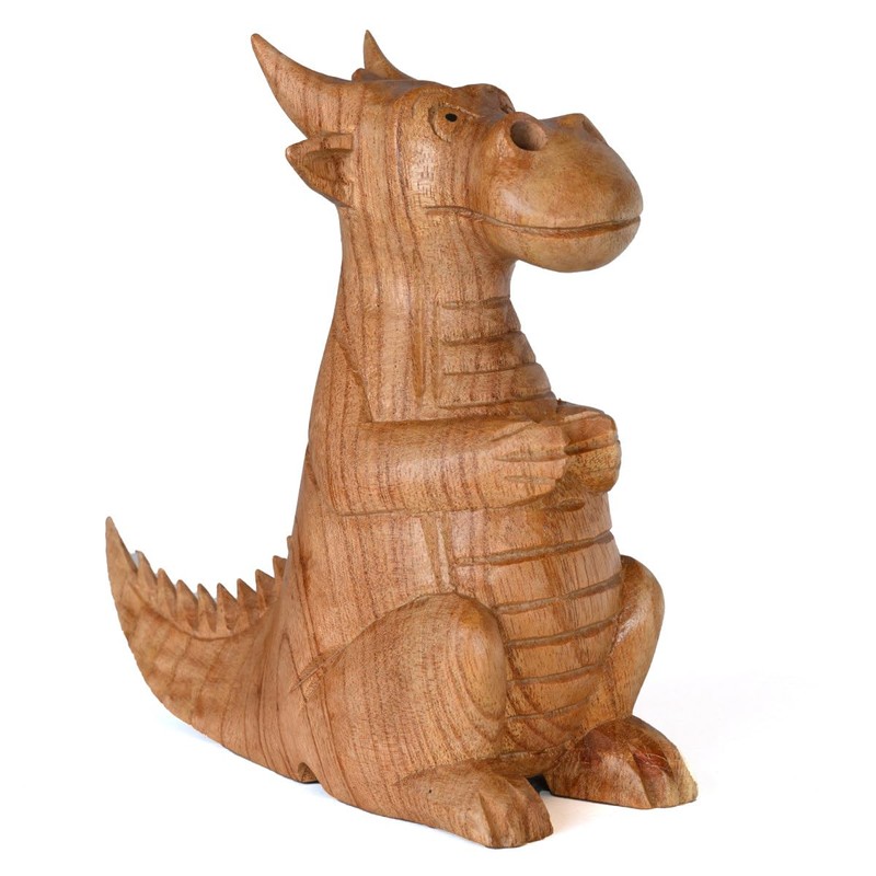 Hand Carved Wooden Dragon Incense Cones with 12 Nag Champa