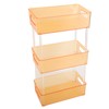 Acrylic Bathroom Storage Rack 3 Tiers Bathroom Counter Organizer Countertop