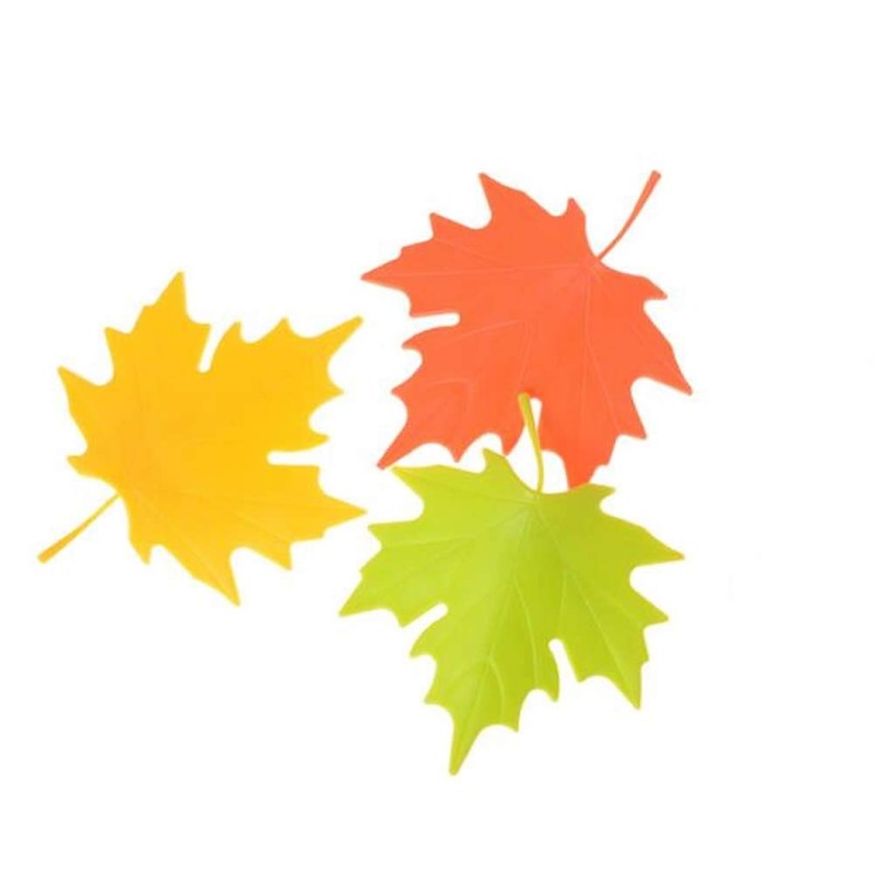 GOOTRADES Plastic Maple Leaf Style Home Decorative Door Stopper Doorstop