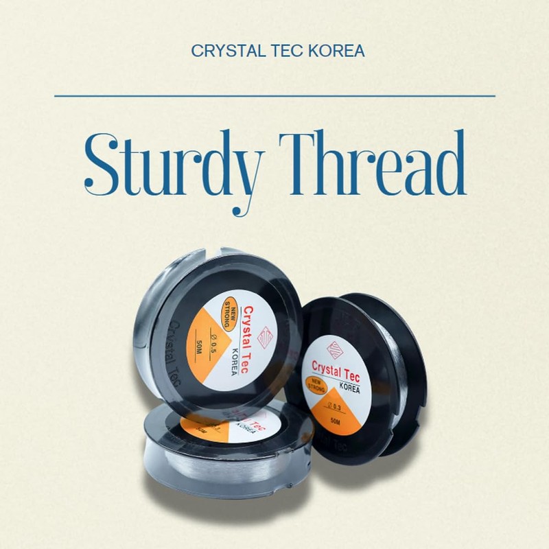 Genuine Crystal Tec Korea TPU Cord Clear Strong Stretchy Elastic