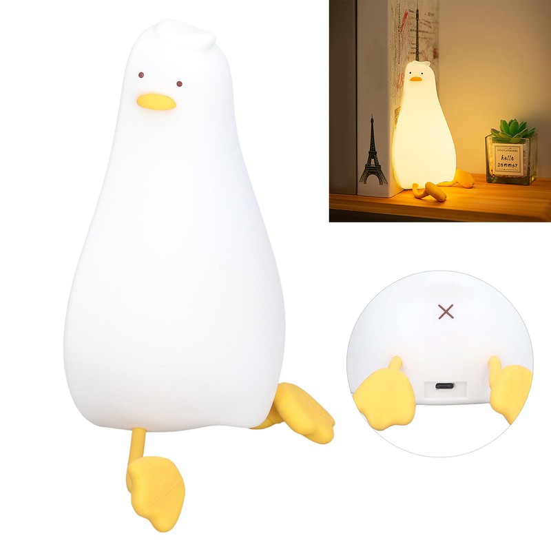 Duck Night Light for Kids 5V USB Charging 3 Levels