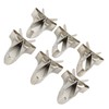 6pcs Parrot Fruit Vegetable Clips Stainless Steel Bird Cage Feeder