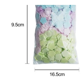 1000 Blatt bunte, tragbare Einweg-Papierseife, Reisen, Wandern, Waschen, Handbad, Toilettenartikel, Seife, Seife, Seife, Seife, Blätter, Konfetti, tragbar, sanftes Seifenpapier für Frauen