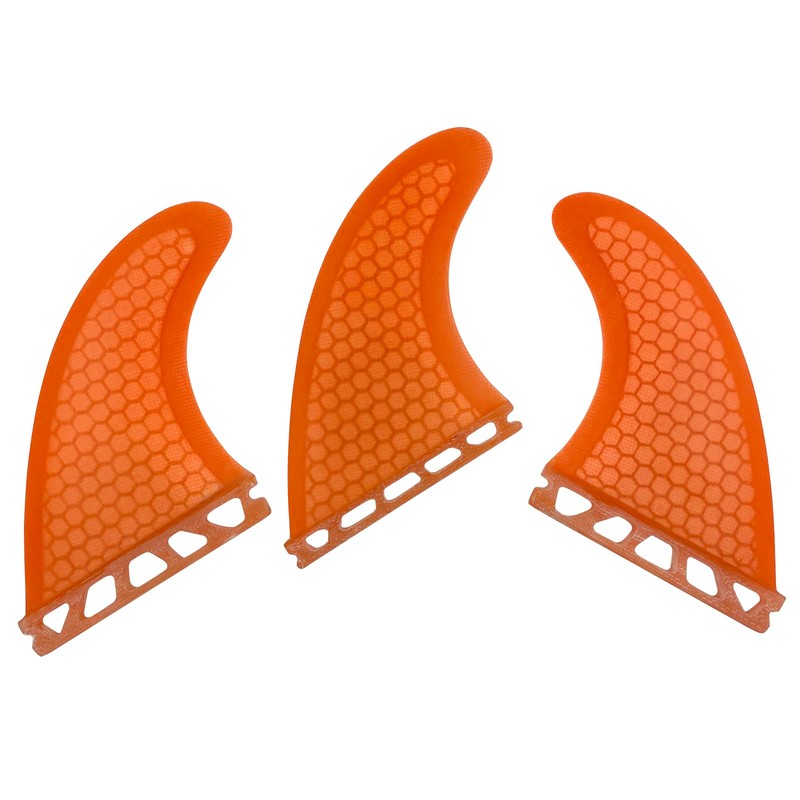 UPSURF Surfboard Tri Fin Future Fiberglass Honeycomb G5 Thruster Set