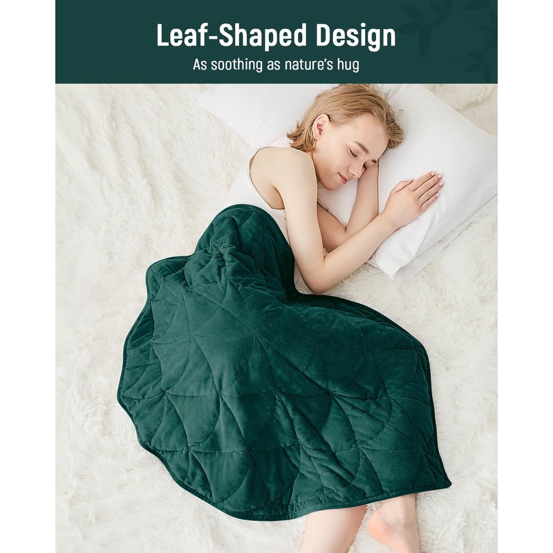 Weighted Lap Blanket 5 lbs for Adults, Luxury Soft Small