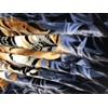 Solaron Super Thick Mink Blanket BM253 Queen 3 Tigers Blue