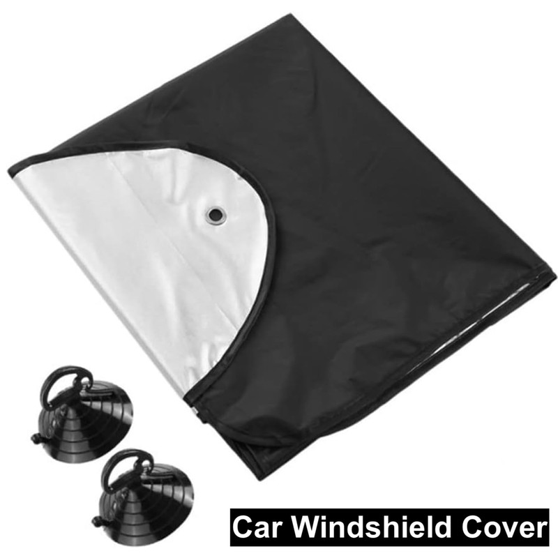 Car Windscreen Cover GENERISE Reversible All Seasons Car Screen Cover