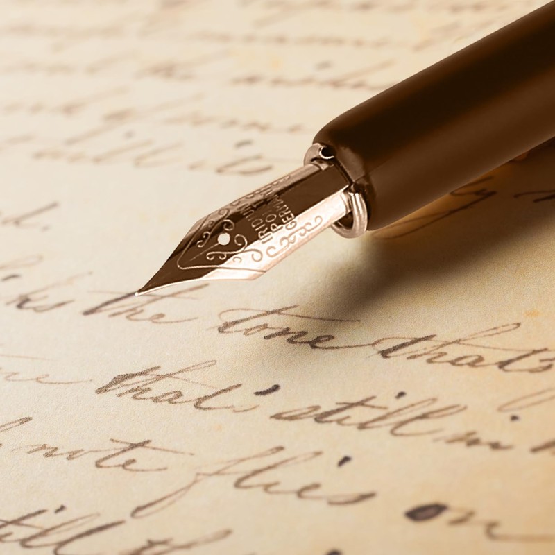 GC QUILL Feather Quill Calligraphy Pen & Wooden Dip Pen