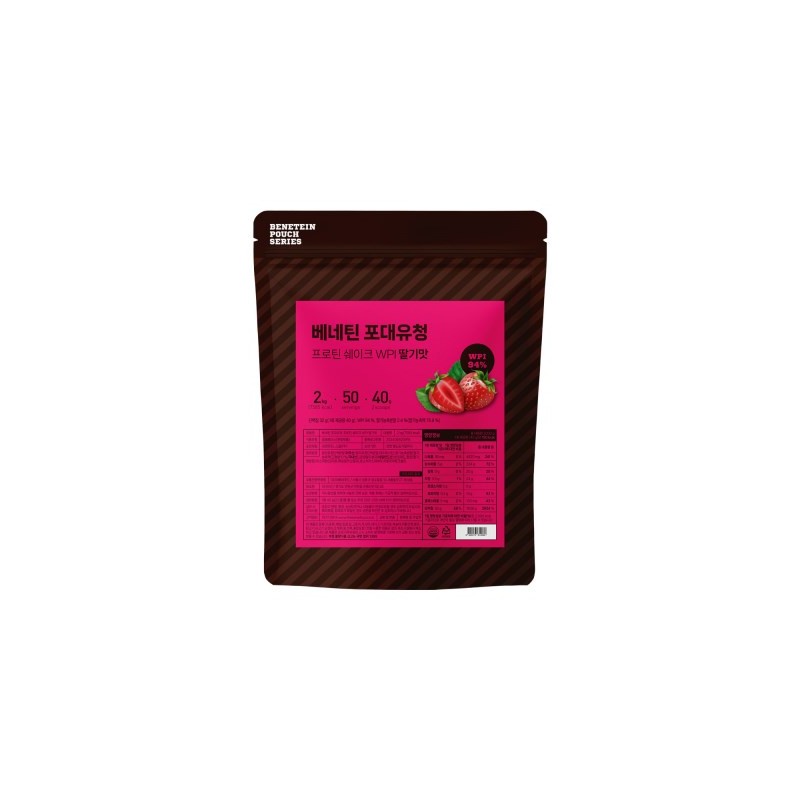 BENETEIN Benetin Whey Protein Supplement WPI Strawberry Flavor 2kg