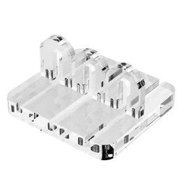 MaybeRain Acrylic Cable Management,Cord Organizer,Cord Holder Management for Tangle-Free Desk & Travel,Phone Charger Holder,Acrylic Desk Accessories （ Clear）